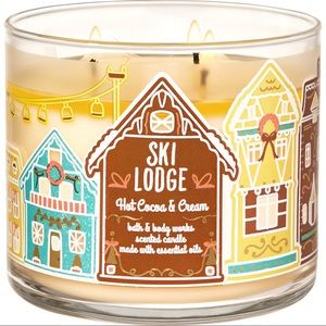 BBW Ski Lodge Hot Cocoa & Cream 3 Wick Candle
